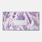 Pastel Purple Fleur de lavande esthétique (Clavier et souris)