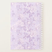 Pastel Purple Floral Small Planner (Dos)