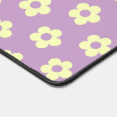 Pastel Purple Jaune Cute Daisy Nom Rétro (Coin)