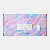 Pastel Purple Pink Blue Holographic Girl Ajouter u (Clavier et souris)