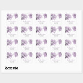 Pastel Purple Trees - Enregistrer les stickers Dat (Feuille)
