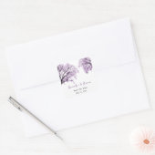 Pastel Purple Trees - Enregistrer les stickers Dat (Enveloppe)