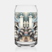 Pastel Raccoon Letter Garden (Gauche)