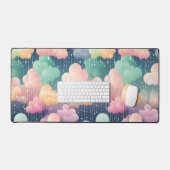 Pastel Rain Desk Mat (Clavier et souris)