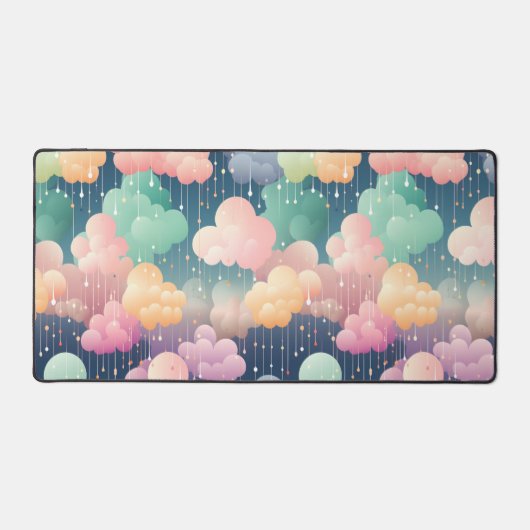 Pastel Rain Desk Mat (Recto)