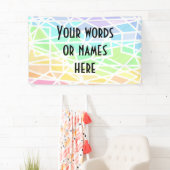 Pastel Rainbow - Aangepaste banner (Insitu)