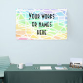 Pastel Rainbow - Aangepaste banner (Beurs)