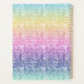 Pastel Rainbow avec nom de script ou votre texte (Dos)