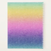 Pastel Rainbow avec nom de script ou votre texte (Dos)