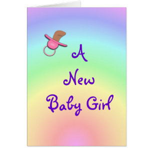 Pastel Rainbow Baby Annonce - personnaliser