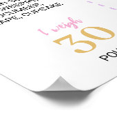 Pastel Rainbow Balloon Anniversaire Poster du Jalo (Coin)