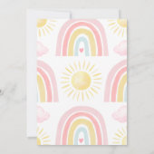 Pastel Rainbow Birthday Invitation (Dos)