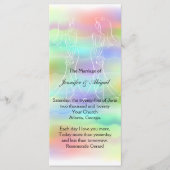 Pastel Rainbow Brides Programme de mariage (Devant)