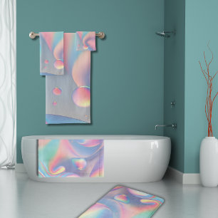 Pastel Rainbow Bubble Medium 20 "x30" Badmat