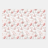 Pastel Rainbow & Cloud Celestial Baby Gift  Inpakpapier Vel (Voorkant)