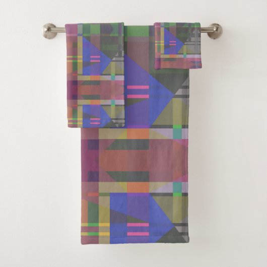 Pastel rainbow Colorful Geometric (En situation)