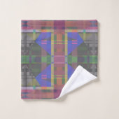 Pastel rainbow Colorful Geometric (Gant de toilette)