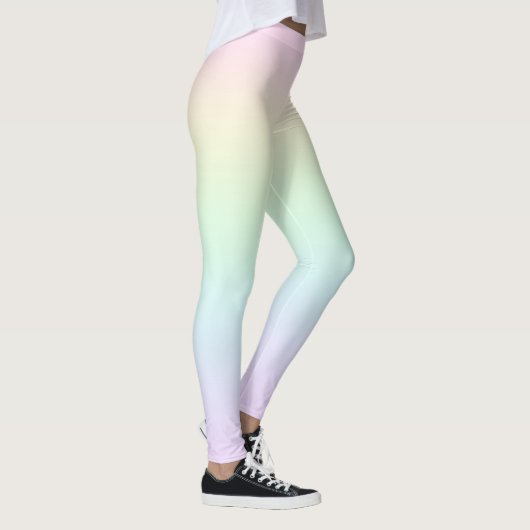 Pastel Rainbow Colors Leggings (Droite)
