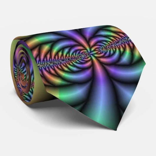 Pastel Rainbow Cravate psychédélique (Roulé)