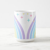 Pastel Rainbow en Starlit Whimsy Koffiemok (Center)