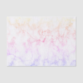 Pastel Rainbow Faux Marmer Tissuepapier