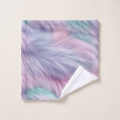 Pastel Rainbow Fur (Gant de toilette)
