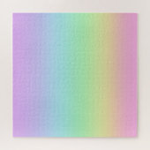 Pastel Rainbow Gradient Jigsaw Puzzle (Horizontal)