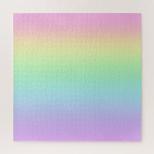 Pastel Rainbow Gradient Jigsaw Puzzle (Vertical)