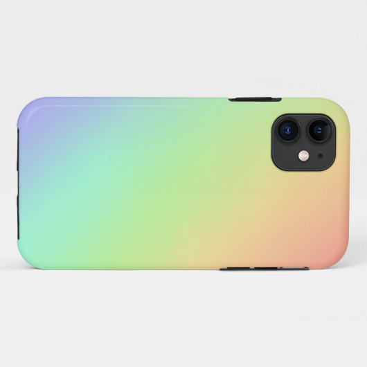 Pastel Rainbow Gradient Phone Case  (Achterkant (horizontaal))