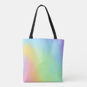 Pastel Rainbow Gradient Sac fourre-tout (Dos)