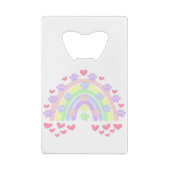 Pastel Rainbow Hearts et Empreintes de pattes de c (Dos)