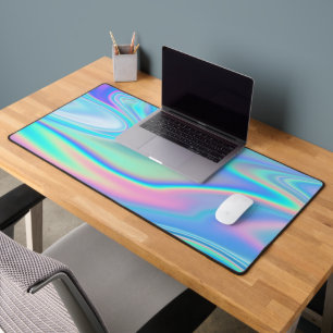 Pastel Rainbow Holograph Abstrait