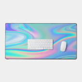 Pastel Rainbow Holograph Abstrait (Clavier et souris)