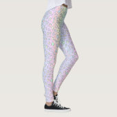 Pastel Rainbow Leopard Print Leggings (Rechts)