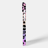 Pastel Rainbow Leopard Print Monogrammed Case-Mate iPhone Case (Achterkant / Links)