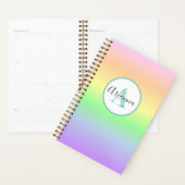 Pastel Rainbow Monogrammé Personnalisé (Devant avec enveloppe)