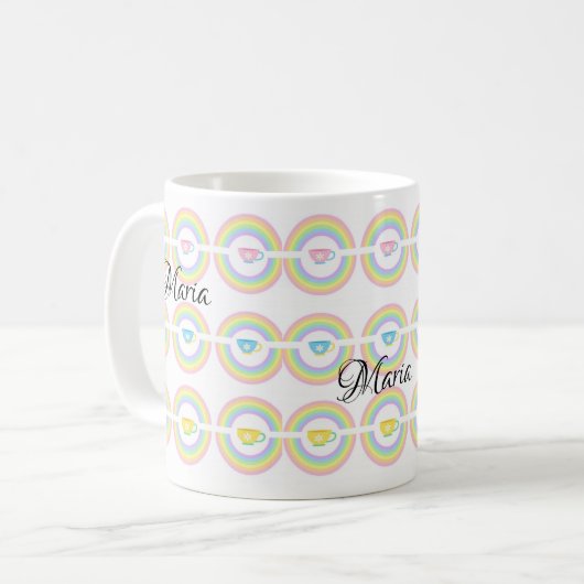 Pastel Rainbow Mug (Devant gauche)