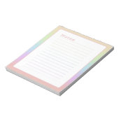  Pastel Rainbow Notitieblok (Gedraaid)