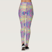 Pastel Rainbow Oil Slick Leggings Van Life (Dos)