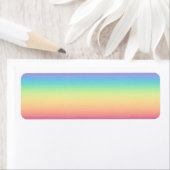 Pastel Rainbow Ombre, aangepast Etiket (Insitu)