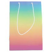 Pastel Rainbow Ombre, aangepast Medium Cadeauzakje (Voorkant)
