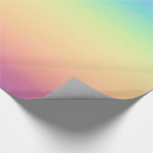 Pastel Rainbow Ombre Cadeaupapier (Hoek)