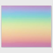 Pastel Rainbow Ombre Cadeaupapier (Vlak)