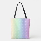 Pastel Rainbow Ombre Hearts Patroon Draagtas (Achterkant)