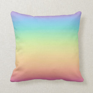 Pastel Rainbow Ombre Kussen