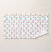 Pastel Rainbow-patroon Bad Handdoek (Handdoek)