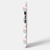 Pastel Rainbow-patroon Case-Mate iPhone Case (Achterkant / Links)