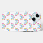 Pastel Rainbow-patroon Case-Mate iPhone Case (Achterkant (horizontaal))