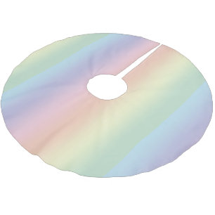 Pastel Rainbow-patroon Kerstboom Rok