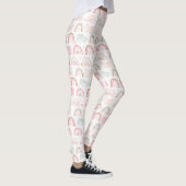 Pastel Rainbow-patroon Leggings (Rechts)